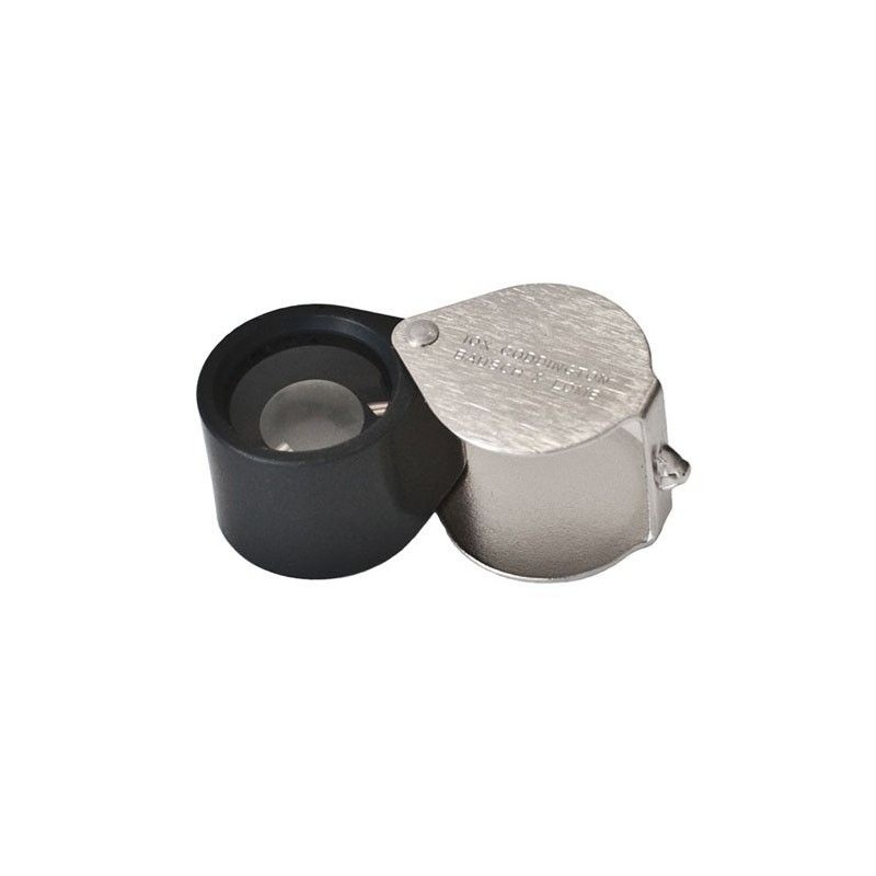 Lupa Bausch & Lomb 10X Lente Triplet