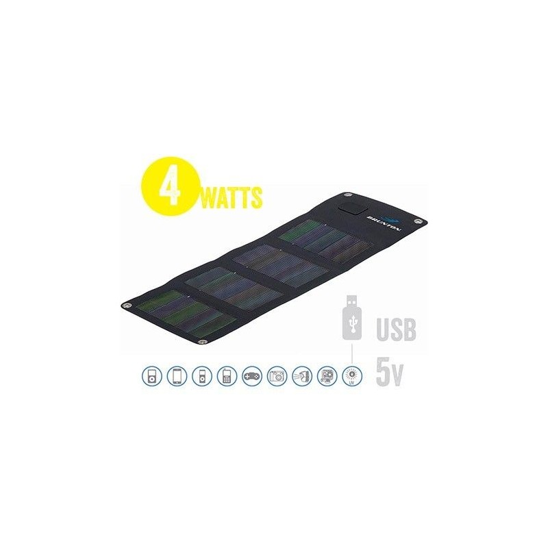 Panel Solar Plegable Solaris Usb 4 Watt, 5V Cigs