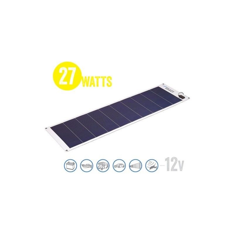 Painel solar à prova d'água solar marinho solar 27 watt, 12V