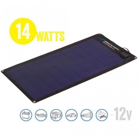 Brunton-Panel Solar Semi Flexible Solar Board 14 Watt, 12V