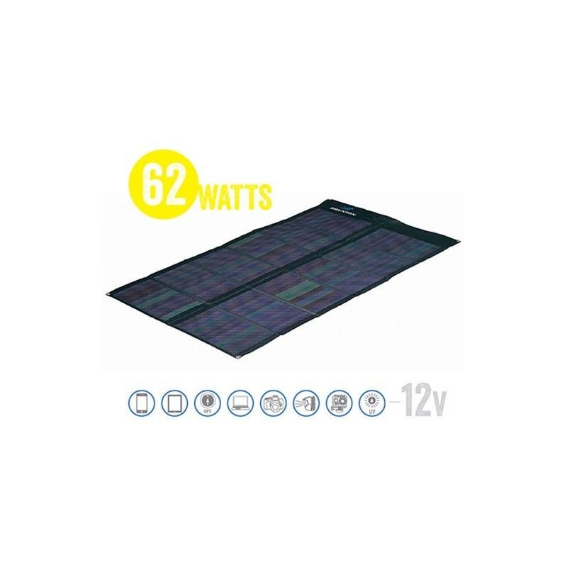 Panel Solar Matriz Solar Plegable Solaris 62 Cigs 62 Watt, 12V