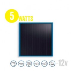 Brunton-Solar SolarFlat 5 Watt Painel Solar, 12V