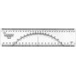 Régua Protractor Escalas métricas W-45 1: 2000 e 1: 1500