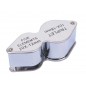 Lente de lupa de triplo duplo lente 10x-18mm 20x-12mm