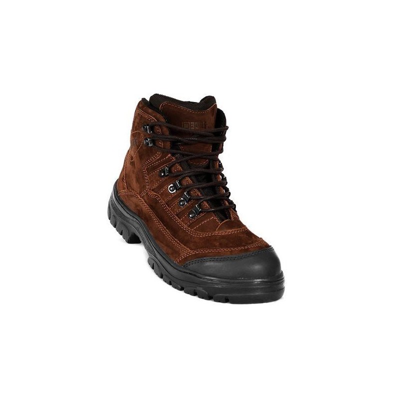 Botas Swif do café do nobuck