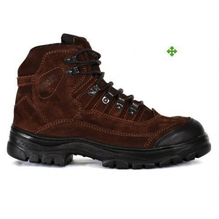 Botas Swif do café do nobuck