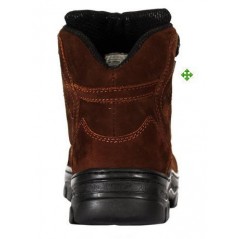 Best Synergy-Botas Swif do café do nobuck