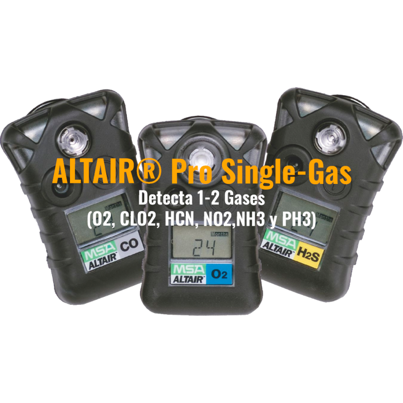 Deleters Gases Altair Pro Detector de gás único 1-2 Gases Deleters Gases Altair Pro Detector de gás único 1-2 Gases