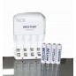 Cargador Beston Para Pilas AA/AAA Incleye 2 Pilas AA + 2 Pilas AAA REF BST-C804U