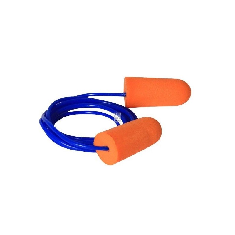 Protector Auditivo De Inserción Con Cordón Radians Cordon Silicona Rojo Ref JP3250ID