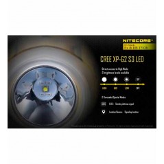 Lâmpada de mineração Nitecore EH1 260 Lumen Anti-explosão Recarregável OPC Headband para capacete