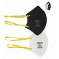 Respirador N95 Steelpro M9910 dobrável preto e branco Respirador N95 Steelpro M9910 dobrável preto e branco