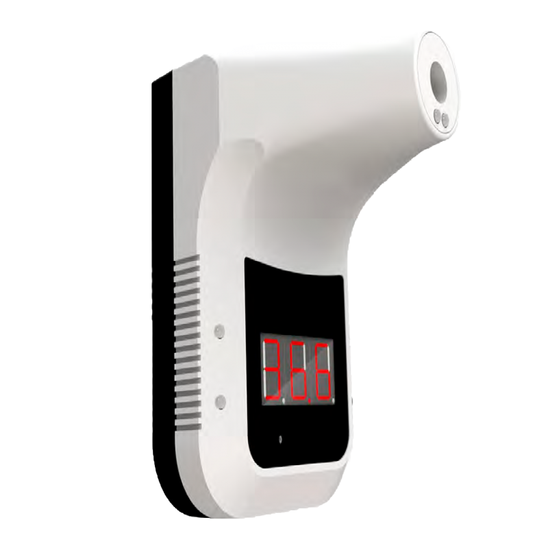 Termômetro de parede infravermelho com alarme visual e leve Termômetro de parede infravermelho com alarme visual e leve