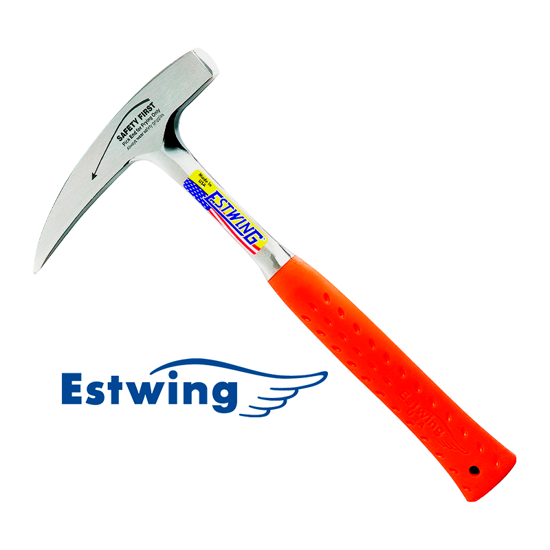 Martelo geológico Estwing EO-22P Pico Roca pesca 22 onças laranja geológica Martelo geológico Estwing EO-22P Pico Roca pesca 22 onças laranja geológica
