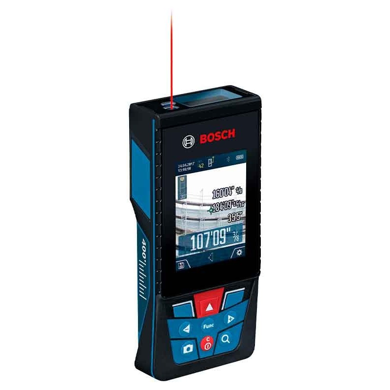 Medidor de distância do laser do glm400cl do Blaze ™ com câmara exterior Bosch