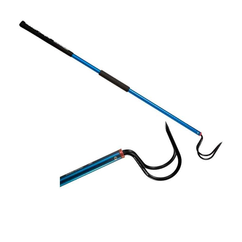 Gancho duplo para pitões de sangue de captura de cobrança e víboras gaboon Gancho duplo para pitões de sangue de captura de cobrança e víboras gaboon