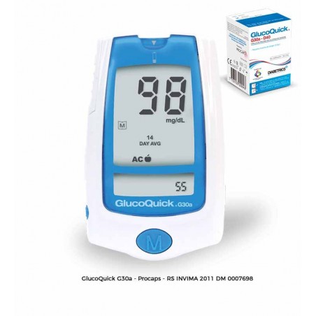 -Glucómetro G30a GlucoQuick