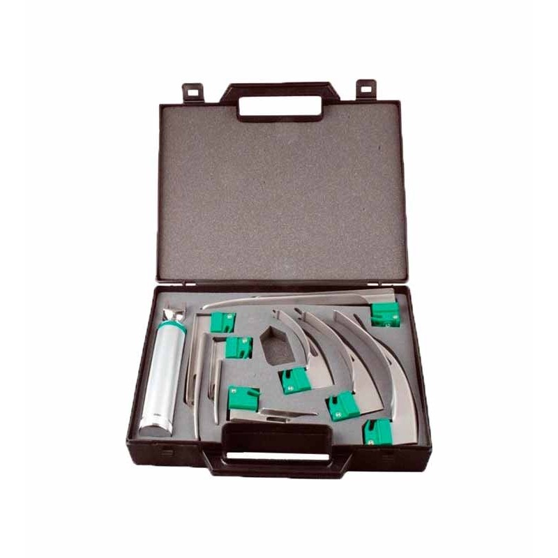 Laringoscópio Kit Fibra Optica Sun-Med Greenline D 5-5333-48