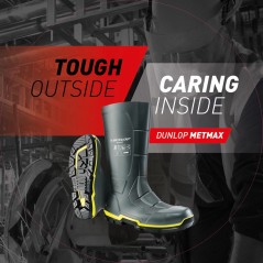 DUNLOP-Botas de nitrilo PVC DUNLOP Proteção metatarsal me