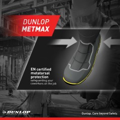 DUNLOP-Botas de nitrilo PVC DUNLOP Proteção metatarsal me