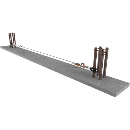 Kaya Safety-Línea De Vida Horizontal Móvil De 4