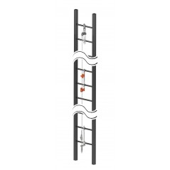 Kaya Safety-Amortecedor de linhas de vida vertical com aperto 