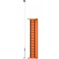 Linha de vida vertical com ponto de ancoragem estrutural