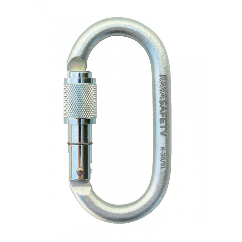 Cabiner de aço oval em forma de trava de parafuso de 17 mm