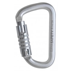 Kaya Safety-Mosquetón De Acero De Gran Abierto Bloqueo Triple 