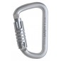 Carabiner de aço de grande bloco aberto ação tripla 22 mm