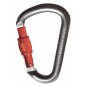 Mosquetón De Aluminio Con Forma Ovalada Bloqueo De Tornillo 24 Mm