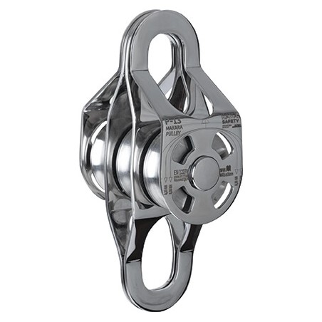 Kaya Safety-Polia de aço inoxidável com triplo rolamento