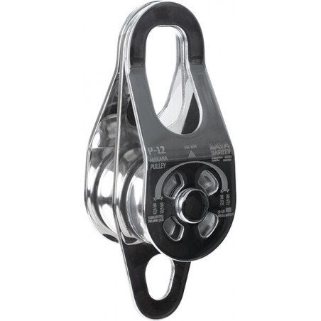 Kaya Safety-Polia de aço inoxidável dupla rolando